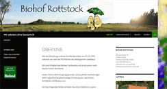 Desktop Screenshot of biohof-rottstock.de